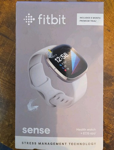 Fitbit sense smartwatch lunar - smartwatch,